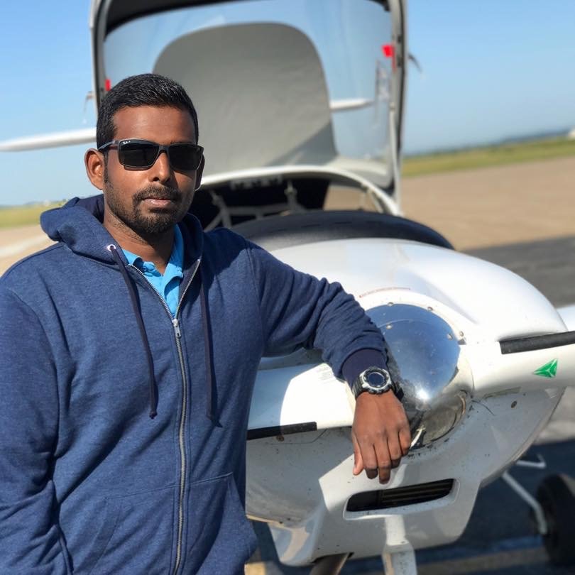 Capt Kannan Pilot with Spicejet