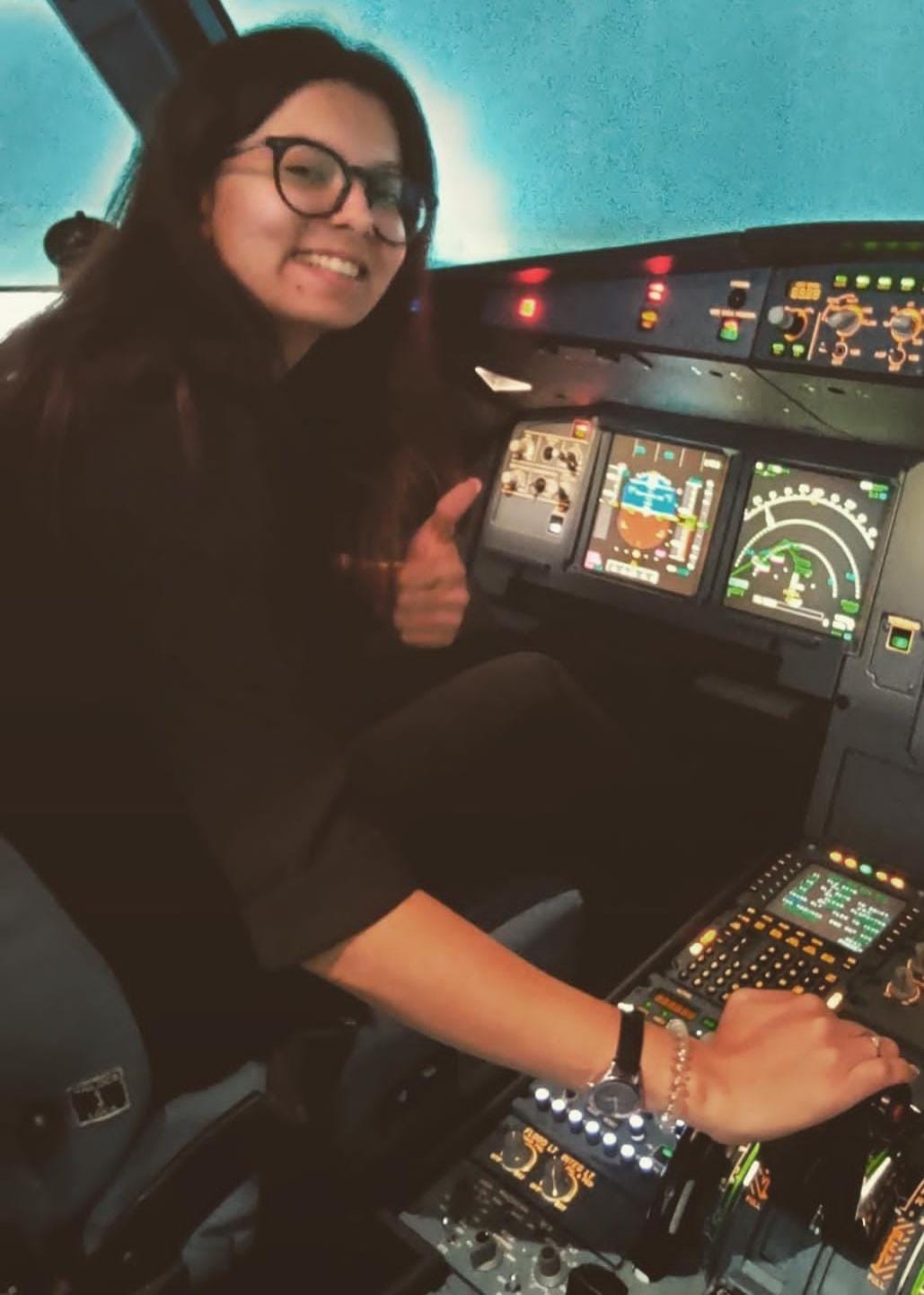 Capt Twesha  Pilot with Indigo Airlines